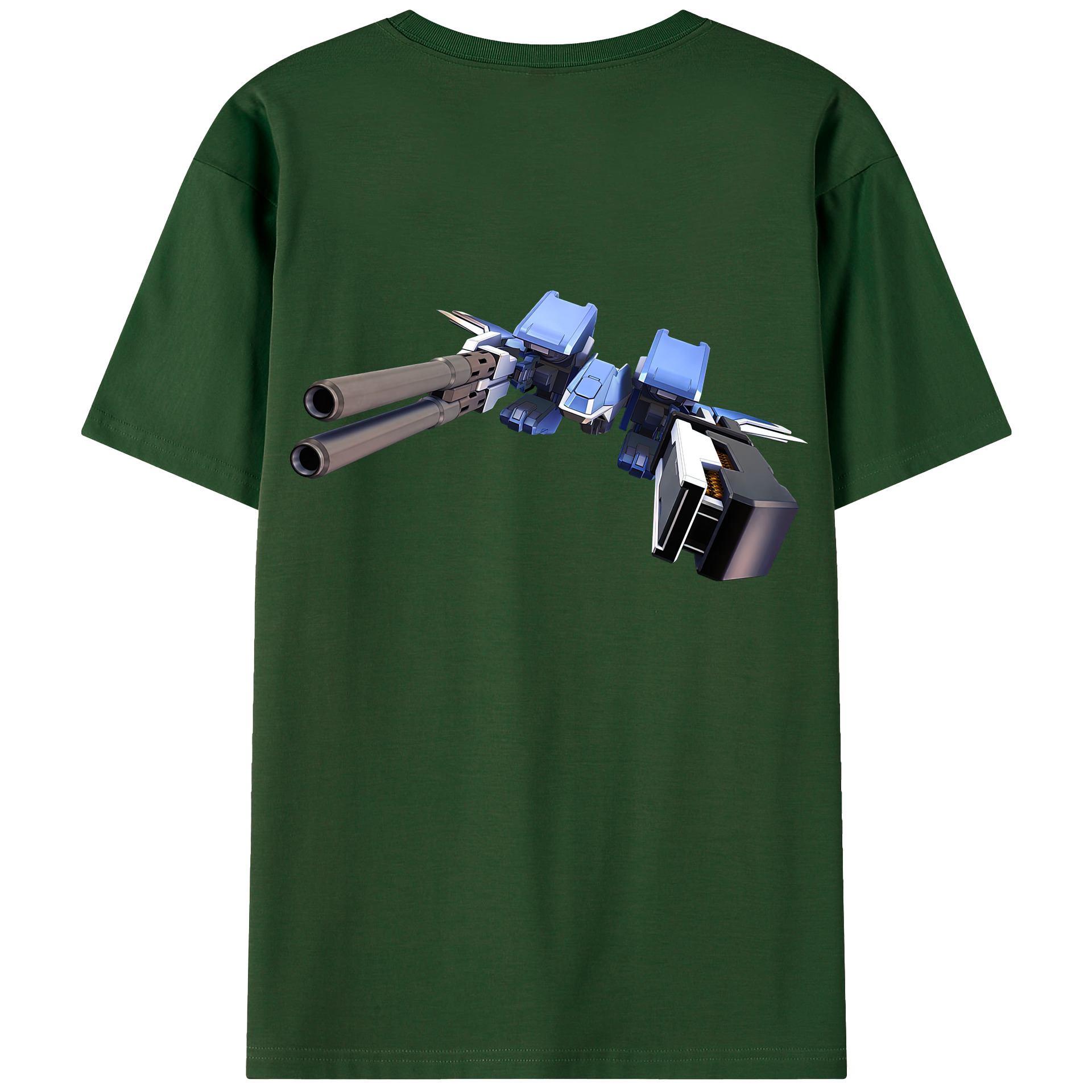 （画像用） 機動戦士ガンダム Mobile Suit Gundam 綿100％半袖Tシャツ（背面プリント）